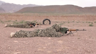 Naxçıvanda snayperlərin yarışı  - VİDEO