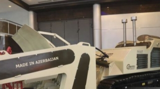 Azərbaycan istehsalı olan minatəmizləmə maşını ANAMA-ya təqdim edilib - FOTO 