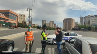 Yollarda karantin qaydalarını pozan sürücülər saxlanılır - FOTO 