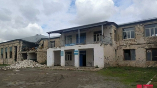 Bərdədə məktəb binası uçub - FOTO 