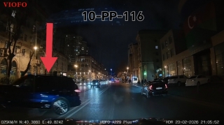 Yolunu uzatmamaq üçün qoşa xətdən dönüb qaydanı pozdu - 10-PP-116 - VİDEO 