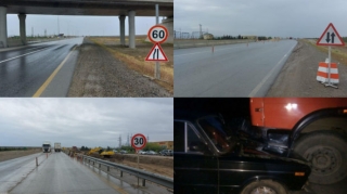 Başıbəlalı, ölüm saçan Bakı-Quba yolu:  Qurumla sürücülər bir-birini günahlandırırlar - AÇIQLAMA - FOTO 