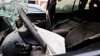 Şəkidə iki avtomobil toqquşdu, xəsarət alanlar var 