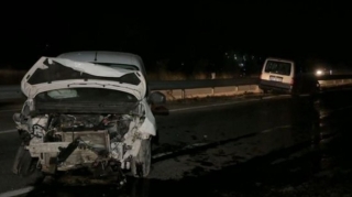 Türkiyədə ağır qəza: 10 nəfər yaralandı   - FOTO