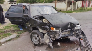 Xaçmazda "VAZ"la "Kia"  toqquşdu - Xəsarət alanlar var - FOTO