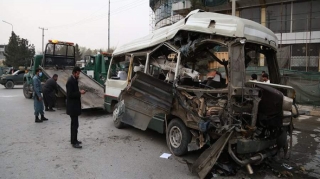 Kabildə avtobusda partlayış olub, ölənlər var 