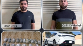 Наркокурьеры задержаны при попытке доставки марихуаны в Баку - ФОТО