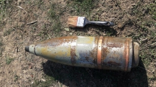 Sumqayıtda top mərmisi aşkarlanıb