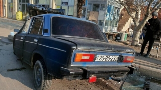 Samuxda iki maşın toqquşub, 5 nəfər xəsarət alıb - FOTO - YENİLƏNİB 
