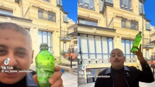 Bloger ölkənin yerli brendi olan mineral su məhsulunu bu cür təhqir etdi, tənqid olundu - VİDEO 