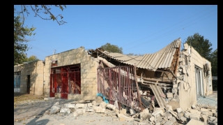 По Тертеру выпущено около 300 снарядов, разрушено 15 домов