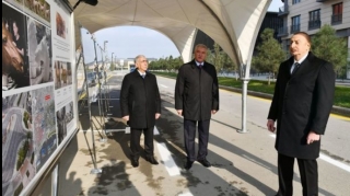 Ильхам Алиев заложил фундамент комплекса "Карабахские скакуны" в Баку