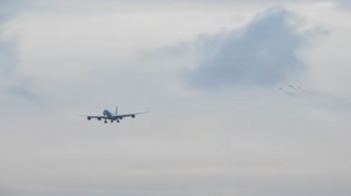 Serbiya qırıcıları İlham Əliyevi belə müşayiət edib - VİDEO 