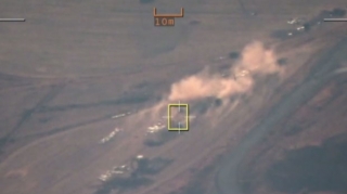 Ermənistana məxsus “KS-19” zenit silahı dəqiq zərbə ilə məhv edildi 