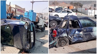 Bakıda dəhşətli qəza: “Opel” yük maşınının altında qalıb aşdı   - VİDEO