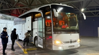 Запущен регулярный автобусный рейс Баку - Лачын:  отправился первый автобус  - ФОТО