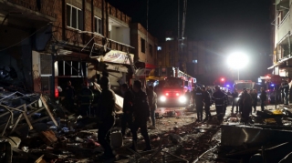 “Sakinlər partlayış olan binadan çıxarılır” - DİN 