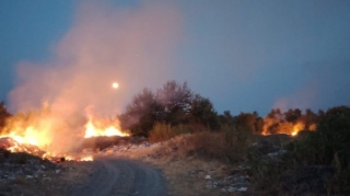 Qəbələdə yanğın törədən şəxs saxlanıldı 