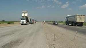 Ələt-Astara magistralında çökən körpünün bərpasına başlanıldı