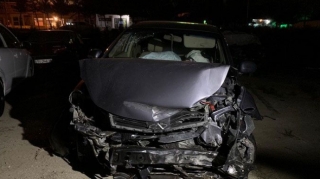 İki avtomobil toqquşub,  xəsarət alanlar var - FOTO 