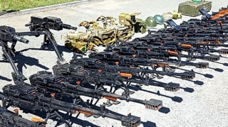 Xocalıda müsadirə edilən silah və sursat - VİDEO 