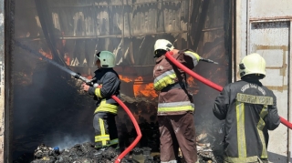 "Sədərək"dəki yanğının yayılmasının qarşısı alınıb - RƏSMİ - VİDEO 
