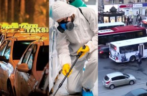 Bakıda taksilər koronavirusa qarşı dezinfeksiya olunurmu? - VİDEO