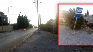 Mehdiabad-Digah-Məhəmmədi yolunda avtobus dayanacaqları yox dərəcəsindədir - FOTO