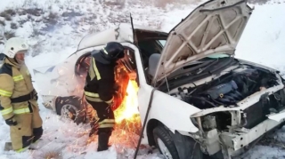 Rusiyada dəhşətli qəza - 8 ölü, 3 yaralı   