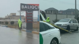 Sumqayıtda yol polisi çətin vəziyyətdə qalan sürücülərin köməyinə çatdı - VİDEO 
