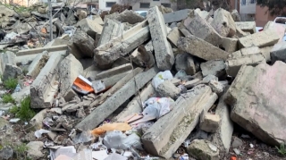 Xətaidə asfaltı dağıtdılar, bardurları sökdülər - VİDEO 