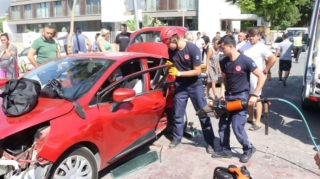 Futbolçunun ailəsi qəzaya düşdü - 4 yaşlı oğlunun vəziyyəti ağırdır - VİDEO 