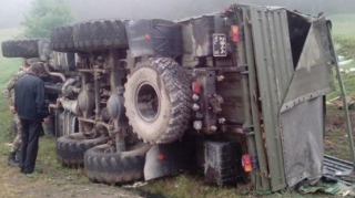 Qarabağdakı qanunsuz erməni silahlı dəstələrinin üzvləri  ağır qəzaya düşüblər