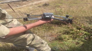 MN: Şuşada erməni silahlılarına məxsus kvadrakopter endirilib - FOTO 