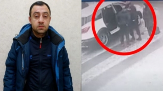 В Баку находившийся в розыске намеревался убить женщину на остановке   - ВИДЕО
