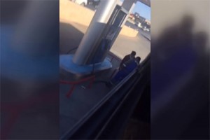 Sərnişinlə dolu avtobusla "zapravka"ya girdi: Sürücüyə ağır cəza verildi - VİDEO