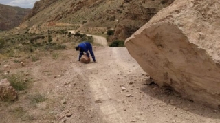 Naxçıvanda qaya uçqunu baş verdi 
