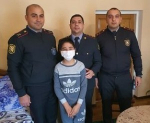 Zaqatala polisi xəstəlikdən əziyyət çəkən uşağa kömək edib - FOTO