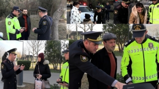 Yol polisi qayda pozan piyadalara real qəza videoları göstərdi – Dəhşətə gəldilər - VİDEO 