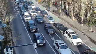 Bakının bu yollarında tıxac var - SİYAHI - FOTO