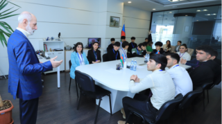 Bakı Dövlət Peşə Məktəbinin tələbələri Xəzər Media Mərkəzində - VİDEO - FOTO 