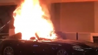 ABŞ-da etirazlar böyüyür: milyonluq maşınlar yandırıldı   - VİDEO