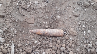 Qazaxda mərmi tapılıb - FOTO