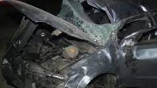 Tanınmış meyxanaçının maşını körpüdən aşdı - FOTO 