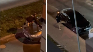 Narkotikin təsiri altında avtomobillərə zərər yetirən şəxs saxlanılıb - VİDEO 