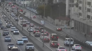 Bakının bir çox yollarında nəqliyyatın sıxlığı müşahidə edilir - SİYAHI 