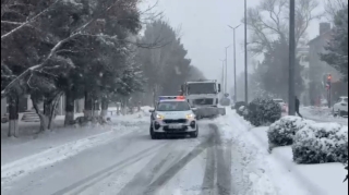 Yol polisi Sumqayıtda belə xidmət aparır  - FOTO - VİDEO