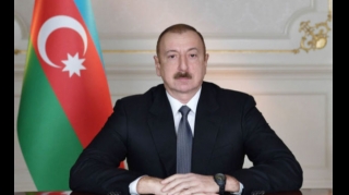 İlham Əliyev Ağdamda hotelin və yeni yaşayış kompleksinin təməlini qoyub