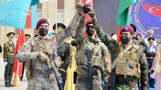 “Üç qardaş - 2021”  beynəlxalq təliminin açılışına həsr olunan təntənəli mərasim keçirilib - VİDEO - FOTO