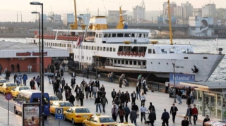 Türkiyədə taksi sürücüləri ruslara etiraz edir - FOTO 